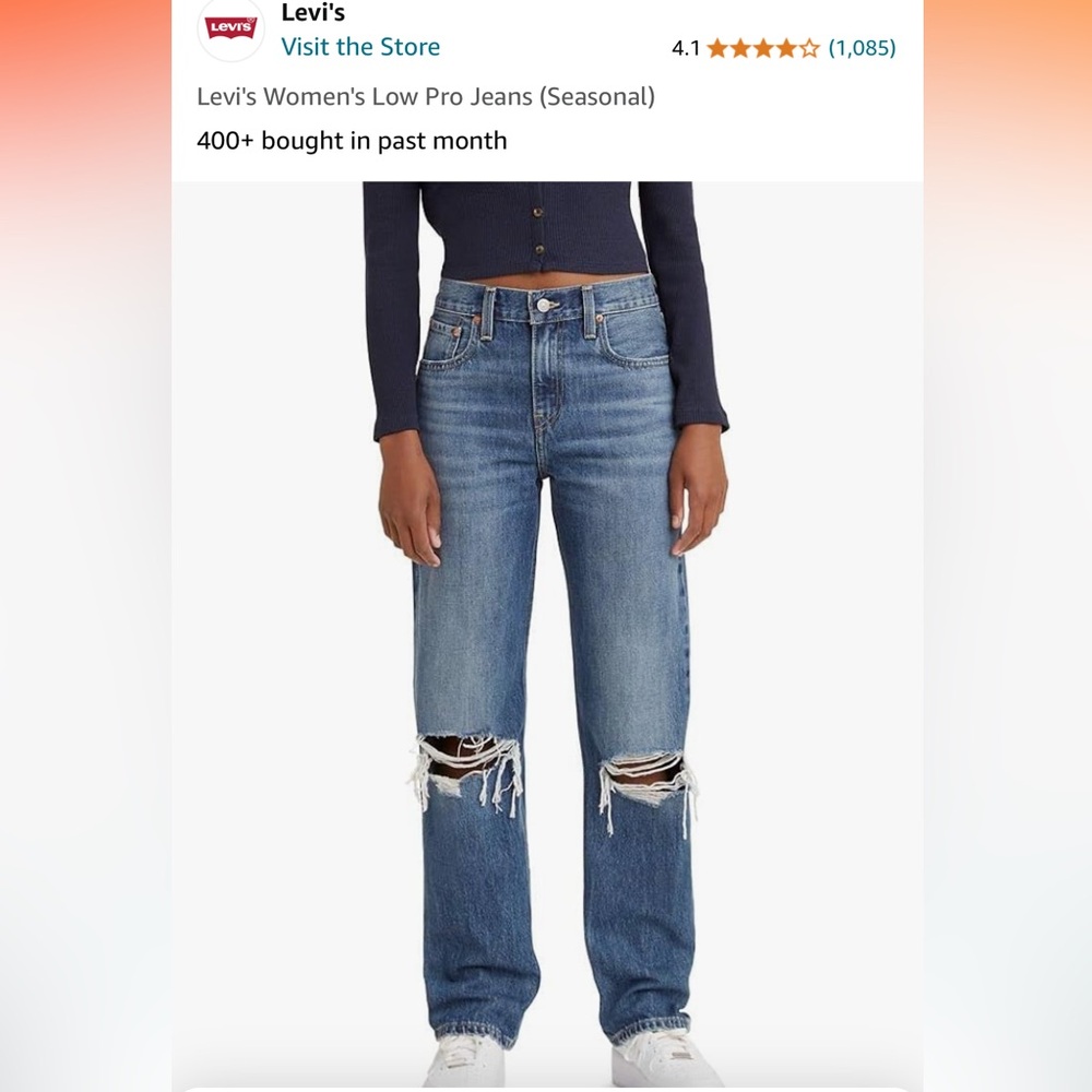 Levi’s women’s low pro jeans size 27